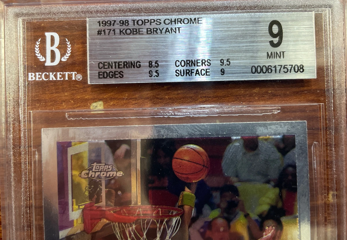 1997 Topps Chrome Kobe Bryant #171 BGS 9 MINT | eBay