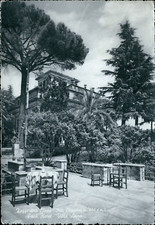 ag880 cartolina zafferana etnea park hotel villa anna provincia di catania