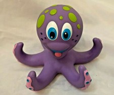 Nuby 6.5" Purple Octopus Hoopla Floating Bath Toy without Rings
