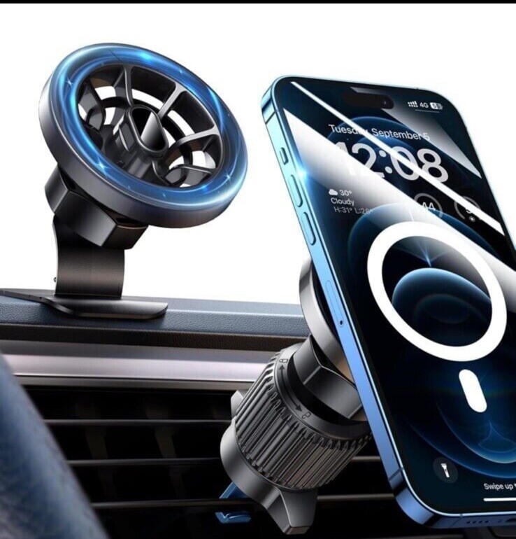 MagSafe Car Mount 20 Strong Magnets-Magnetic Phone Holder for Car Dashboard