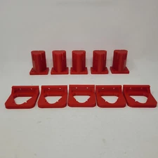 Fits Milwaukee M12 Tool and Battery Holder Mount Red 5 of Each Organizer