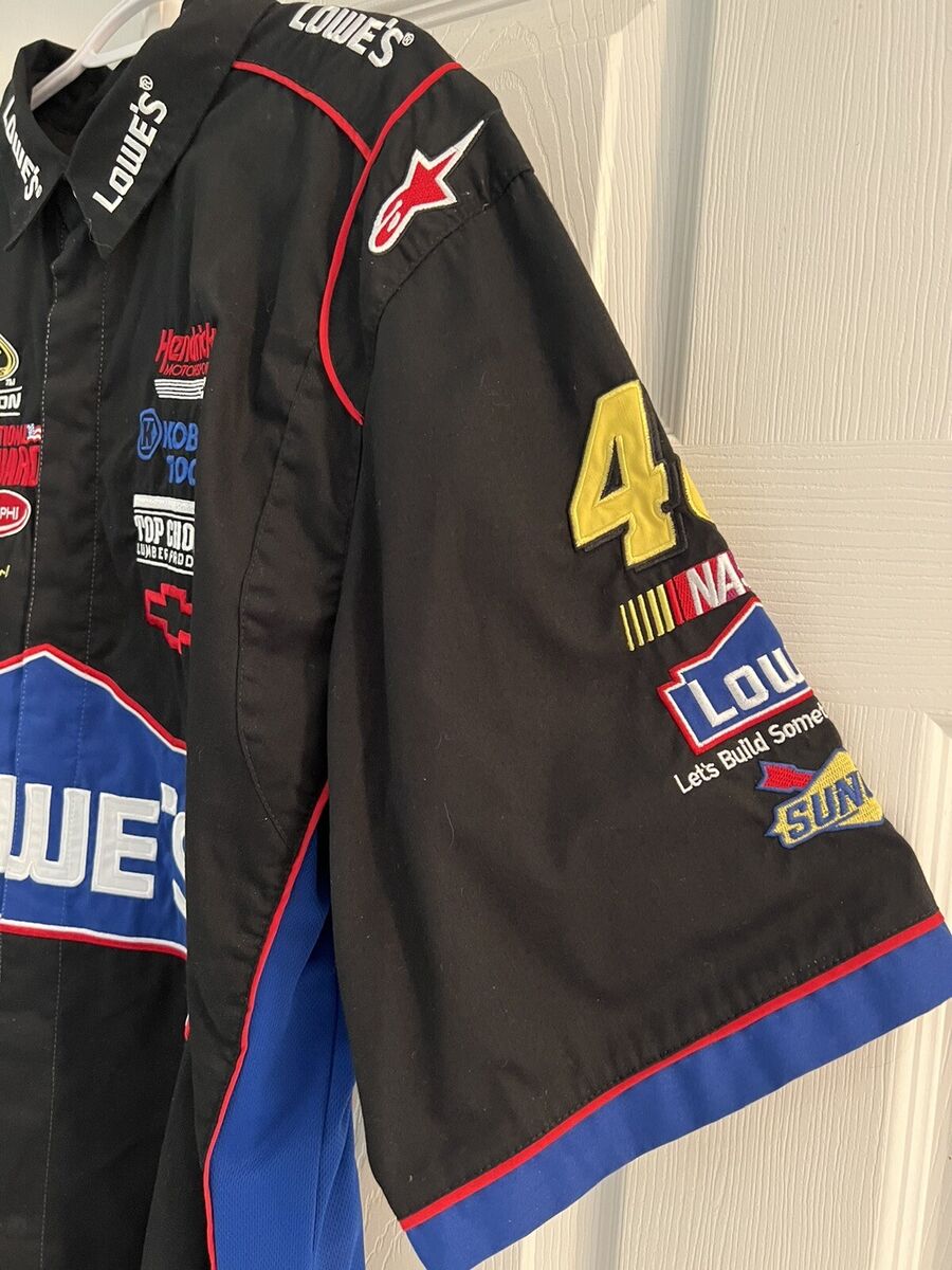 Vintage Lowes Racing Jimmie Johnson Shirt #48 JH Designs Vintage Lowes Racing Jimmie Johnson Shirt #48 JH Designs