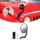 Hood Latches Lock Rearview Mirrors For Jeep Wrangler TJ JK 1997-2018 Accessories