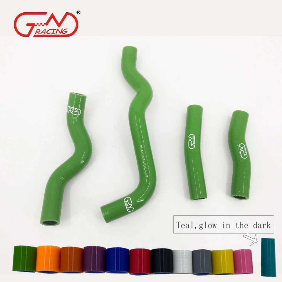 Fit 1993-2015 Kawasaki KLX250 KLX250S KLX250SF D-tracker Silicone Radiator Hoses — 第 2/4 张图片