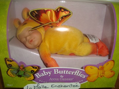 anne geddes baby butterfly doll
