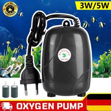 Sauerstoffpumpe Belüfter Teich Aquarium Oxygen Luftpumpe Mini Membranpumpe Pumpe