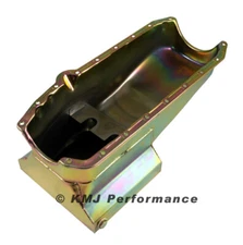 58-79 SBC Chevy Zinc Drag Race Style Oil Pan 7qt - 283 327 350 400 Small Block