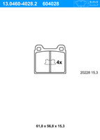 Ate Bremsscheiben Ø239Mm + BremsbelÄGe Vorne FÜR Audi 80 Vw Golf 1 17 Polo