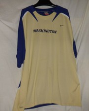 Washington Huskies JON BROCKMAN Pre Game Used NCAA Basketball Shooting Shirt 4XL