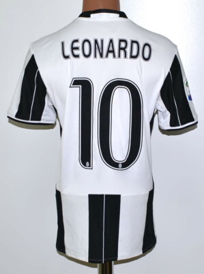 JUVENTUS ITALY 2016/2017 HOME FOOTBALL SHIRT ADIDAS LEONARDO 10 SIZE S ADULT