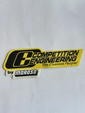 Original Vintage NOS Competition Engineering by Moroso Sticker ~3.5x9” (5W)