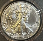 2019 $1 - AMERICAN SILVER EAGLE - PCGS MS70 - FLAG FIRST STRIKE LABEL