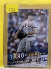 2020 Topps Update ROGER CLEMENS Decades' Best Insert Red Sox #DB-41