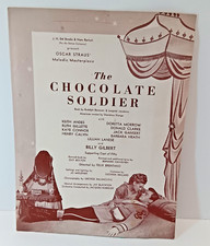 Programme souvenir et playbill Le soldat du chocolat vintage 1948