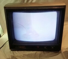 Commodore CM-141 Vintage Computer Retro Gaming Monitor AS-Is Parts Burnt Image