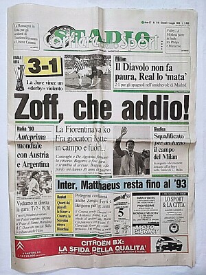 19 MAGGIO 1993: LA JUVENTUS VINCE LA COPPA UEFA È