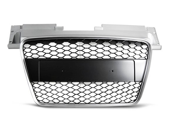 KüHlergrill FüR Audi TT 8J 2006 Bis 2014 Silber Schwarz Sport Style-image