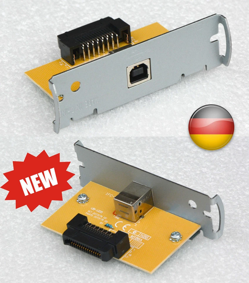 USB KARTE M186A UB-U05 FÜR BONDRUCKER EPSON TM-T88IV TM-T88V INTERFACE NEU #U05