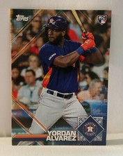 2020 Topps Heritage Yordan Alvarez RC MLB Sticker Collection Astros Preview #2. 