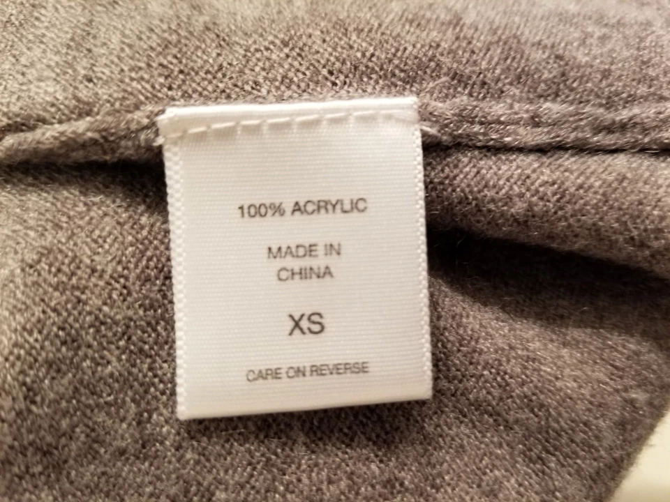 Cárdigan suéter camisa top New York & Company para mujer talla XS X pequeño gris Foto 3 de 4