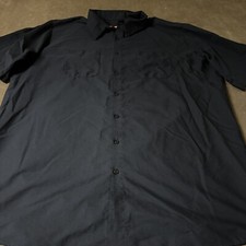 Red Kap Mechanic Workwear Short Sleeve Shirt 3XL Black In EUC
