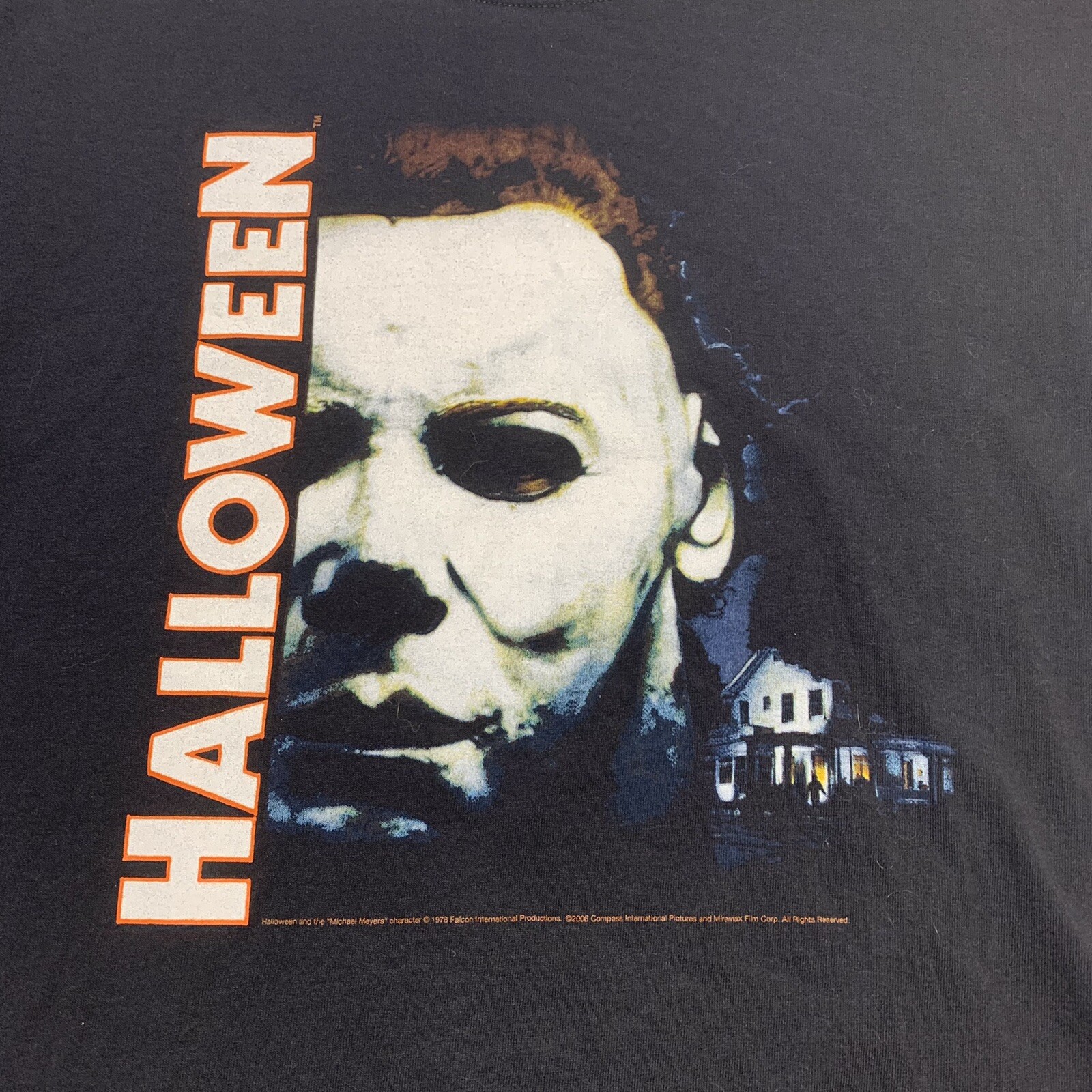 Vintage Halloween Movie T Shirt Men’s Large Horror Promo Michael Myers