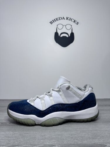 Size 11.5 - Jordan 11 Retro Low Snakeskin 2019 CD6846-102 Preowned Authentic - Picture 4 of 11