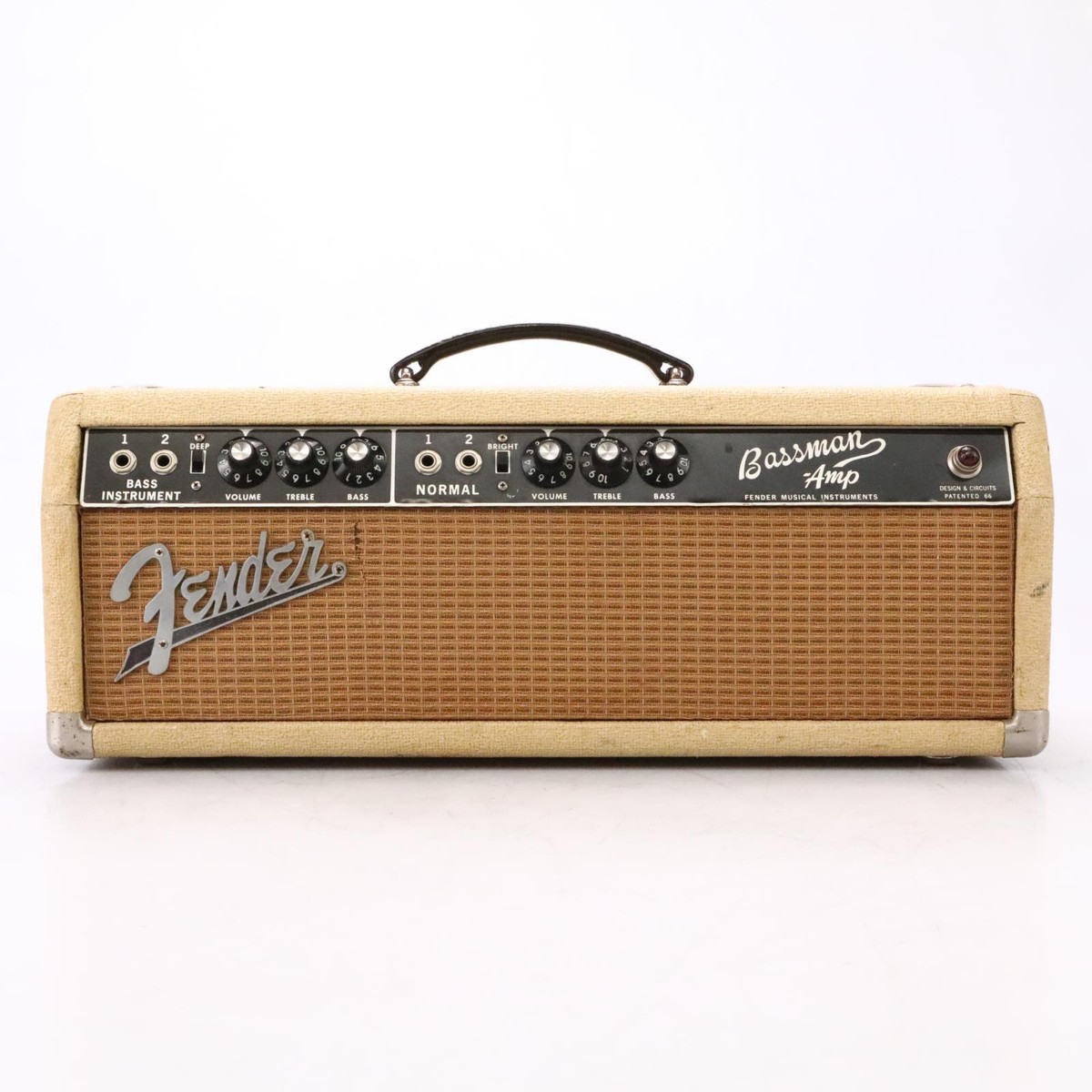 DeliciousTaylormade ‘65ShowmanVS Bassman 1965 Fender Bassman-Amp Tube Amplifier Head in '63 Blonde