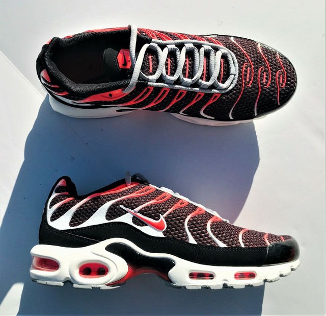 Nike Air Max Plus TN Tuned Black/bright Crimson-wolf Grey 852630-034 Sz 12 for sale online | eBay