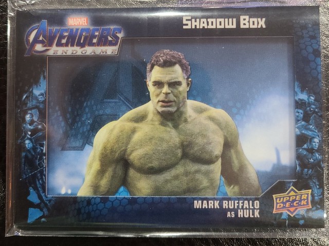 2020 Upper Deck Avengers Endgame Shadow Box Mark Ruffalo As Hulk SP SB 