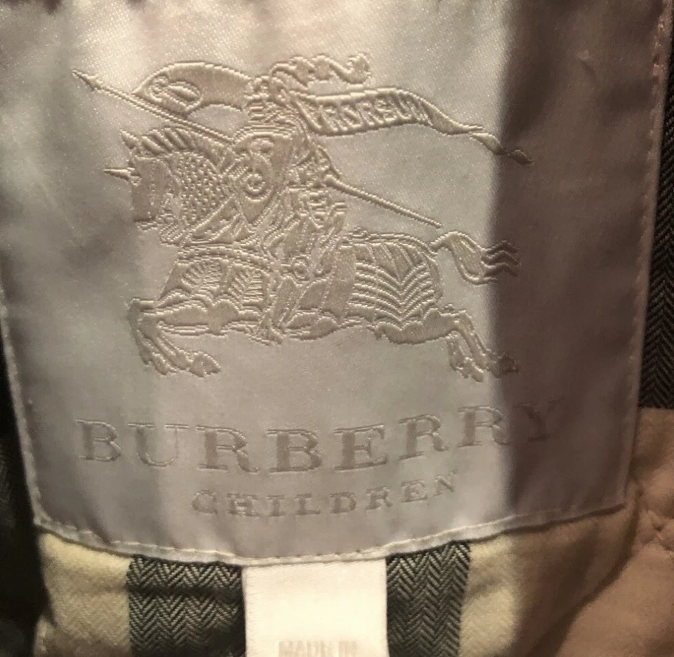 Chaqueta de cuero Burberry para niños Foto 2 de 4