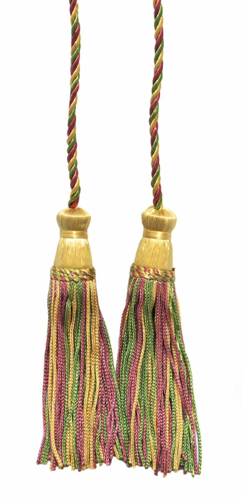 Curtain Tieback, Style# CDCT, Color# 9401 - Watermelon Pink [Set of 12]