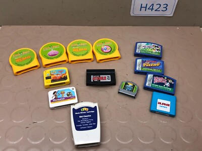 Leap Frog Click Start - Leapster - Mobigo Quiz Wiz + Misc Cartridges Lot