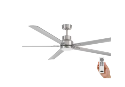 Harbor Breeze Farmingdale 84'' Brushed Nickel Color-changing Light