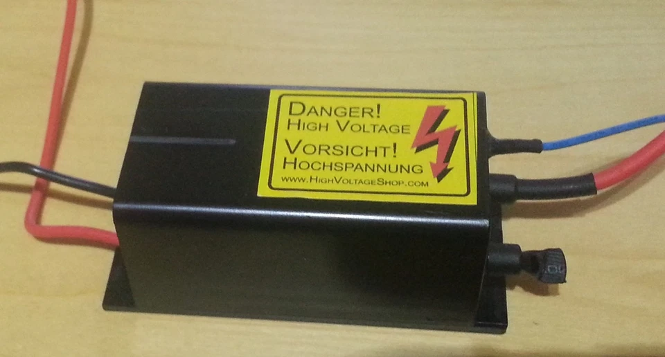MARKENLOS +10kV Módulo Generador HV 12VDC --> +10.000VDC Generador Positivo Alto Voltaje