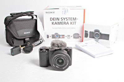 Sony Alpha ZV-E10 Kit mit Sony E 3.5-5.6/16-50 PZ OSS II 16-50mm f/3,5-5,6