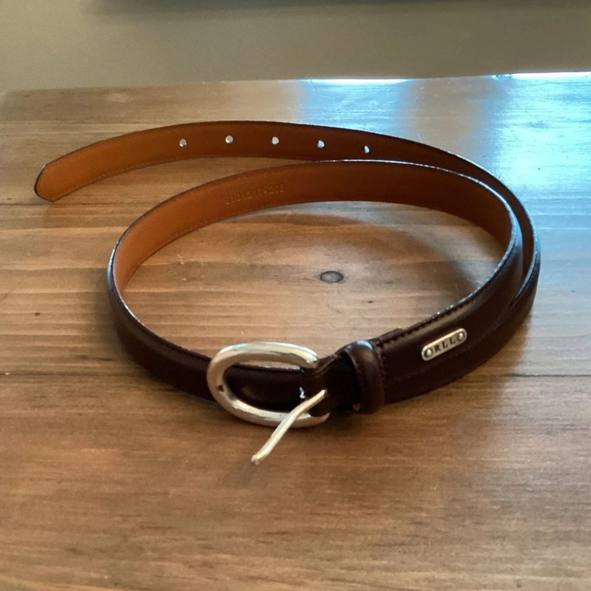 Lauren Ralph Lauren Skinny Belts for Women | eBay LAUREN RALPH LAUREN LARGE BROWN ITALIAN LEATHER .75\