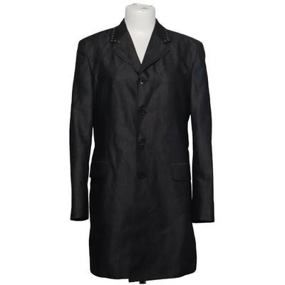 Studio Studio, Mantel, Damen, Größe: 46, Grau, Baumwolle/Polyester #Uj9