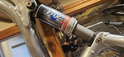 GT i-Drive Race Full Suspension Mountain Bike Frame in Raw