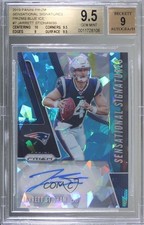 2019 Panini Prizm Blue Ice 89/99 Jarrett Stidham BGS 9.5 GEM MINT Auto ow1