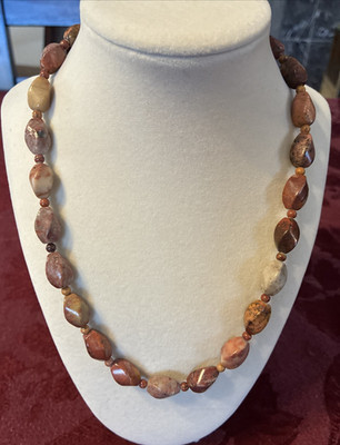 Jay King Mine Find Sterling Sterling Silver Mookaite Bead Necklace