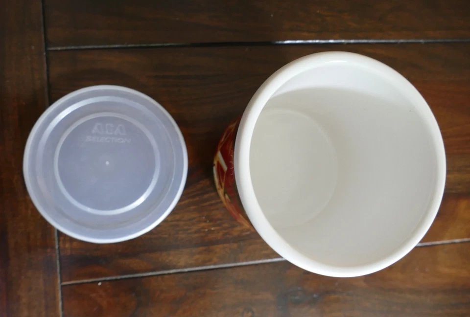 Große Dose Keksdose Weihnachten Porzellan Büchse Vorrat Behälter  14 cm - Bild 3 von 4