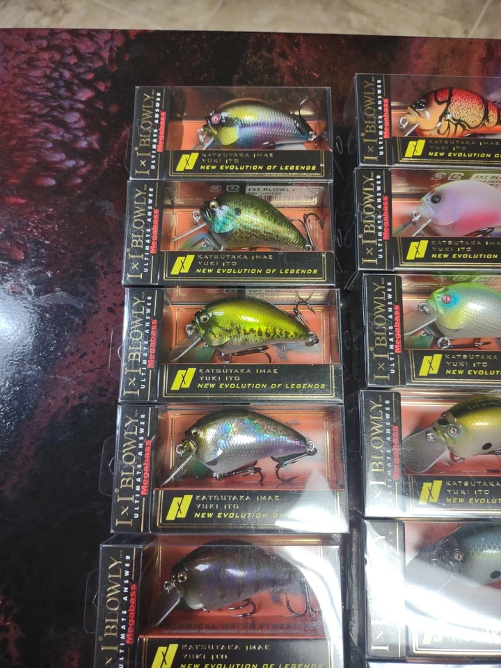 Megabass IXI Blowly Shallow Crankbait - 2 Inch COMPLETE SET 1-17 - Image 2 of 4