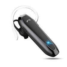 Bluetooth Headset, V5.3 Wireless Handsfree Earpiece with Noise Cancelling Mic...
