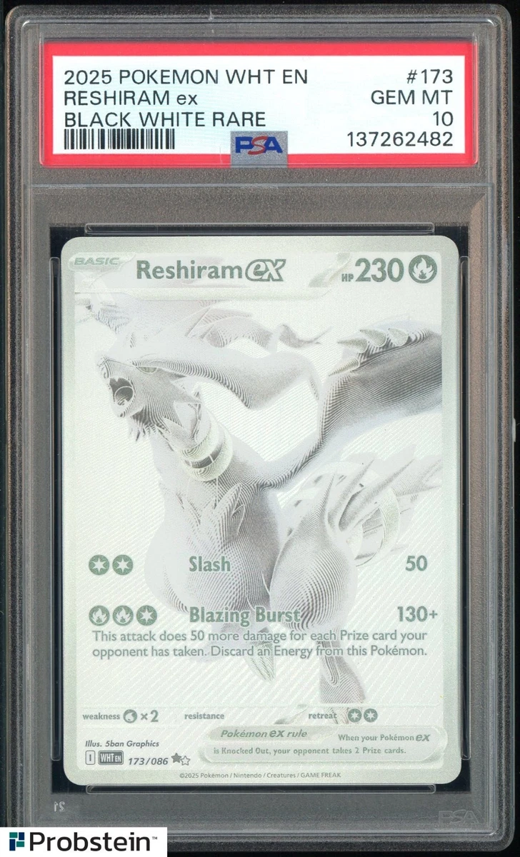 Reshiram Ex Pokémon TCG Cards for sale | eBay