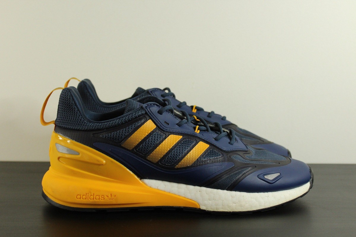 adidas ZX 2K Boost 2.0 Crew Blue Semi Solar Gold GZ7733