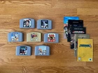 Nintendo N64 Games Lot Zelda Gold, Goldeneye, Star Wars, Pokemon, more (7 games)