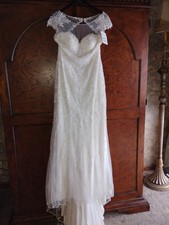 Bridal Gown Maggie Sottero 7MS433 Ivory Size 12 NWT Beads, Sequins, Pearls,