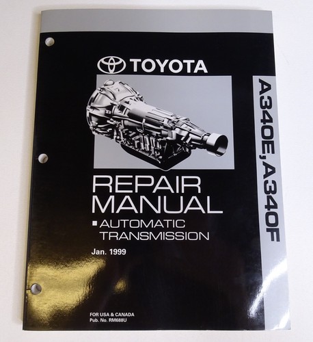 Toyota Tundra A340E A340F 1999 2000+ transmisión automática manual de reparación RM688U - Imagen 1 de 13