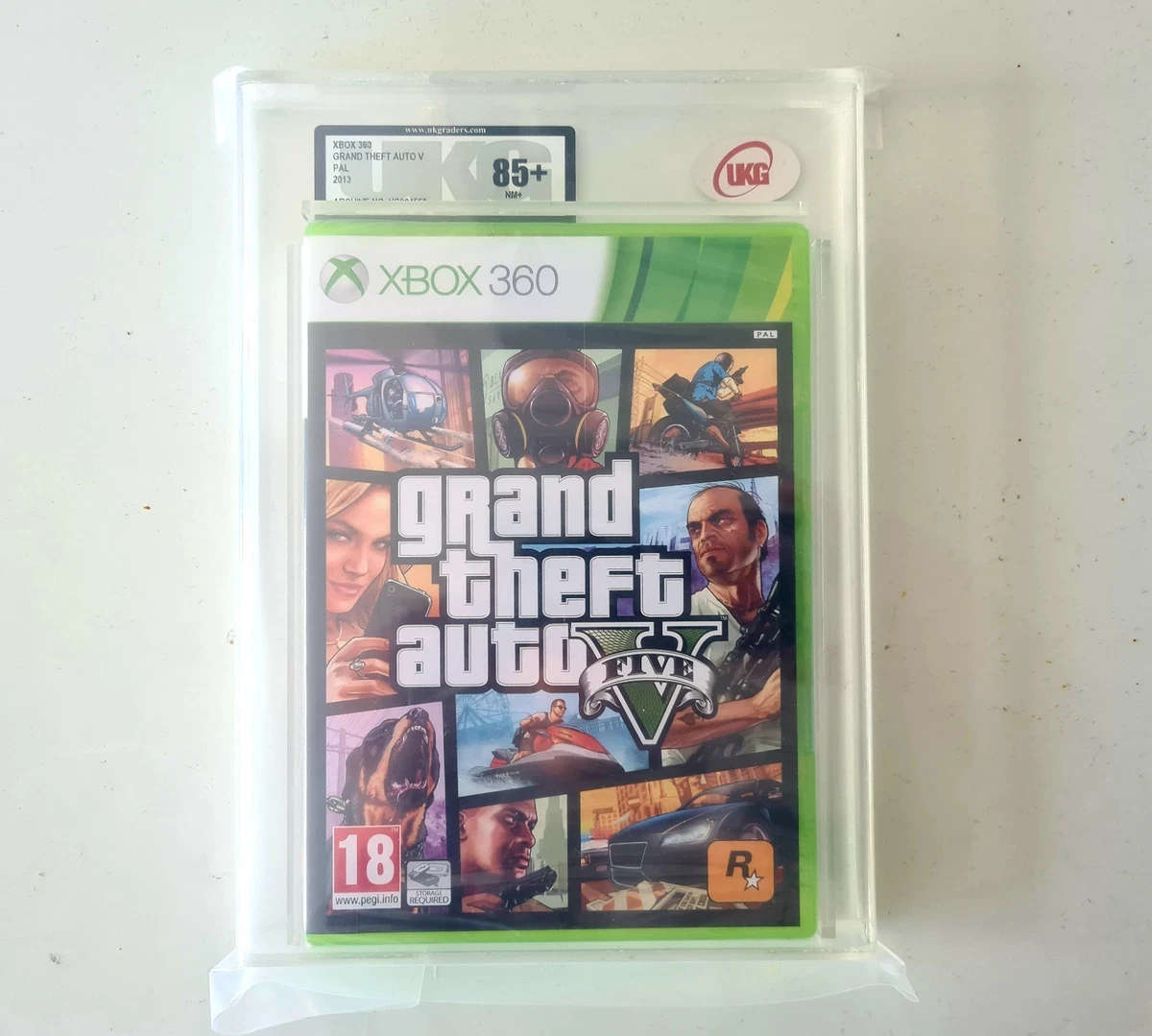 Grand Theft Auto V - Wata 9.8 A+ Sealed, Xbox 360 Rockstar 2013 USA